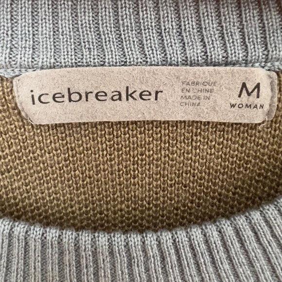 Icebreaker Cool=Lite women's merino utility explore crewe sweater size M medium - Picture 7 of 8